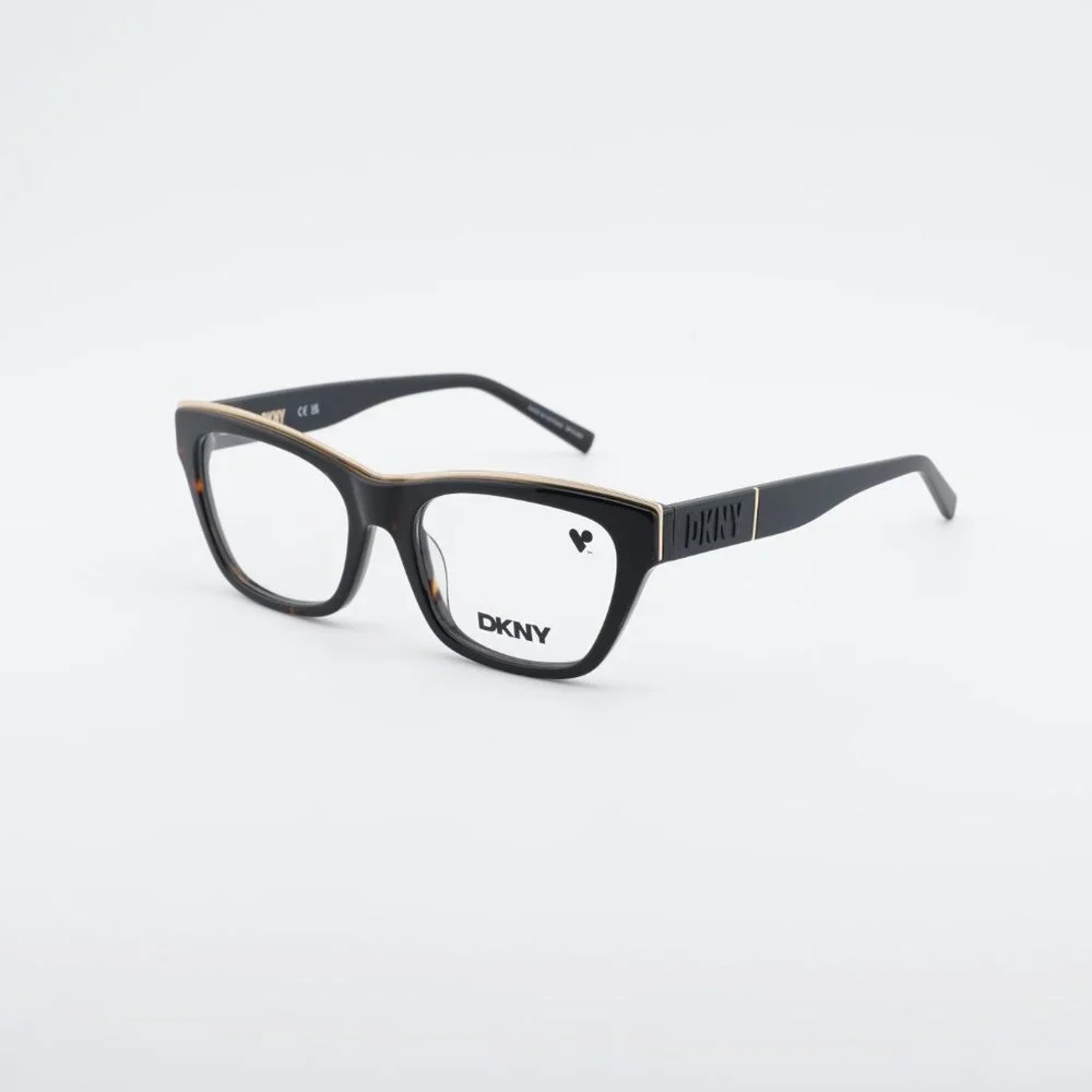 DKNY DK5063 237 Eyeglasses - Havana/Black 54mm Square Frame